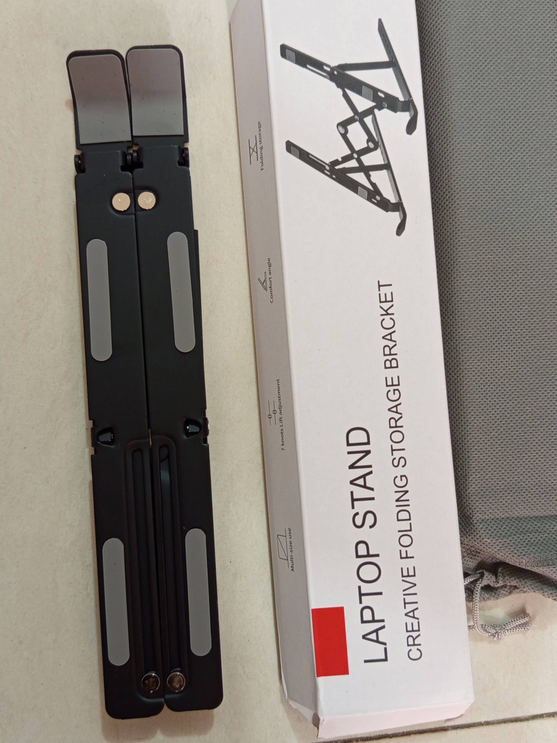 Adjustable Portable Folding Notebook Stand Foldable Laptop Stand. - Image 2