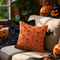 Halloween Ghost Pillow Cover