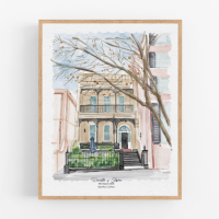 Custom Watercolor House Portrait