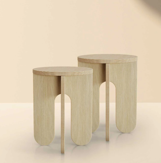 Wooden Stool. - Image 6