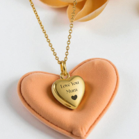 Personalized Cremation Heart Urn Necklace