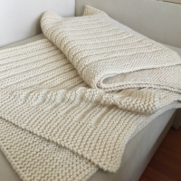 Blanket knitting pattern for many sizes