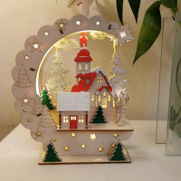 Exclusive Handicraft Moon House Lighting Showpiece for Gift Anniversary or Birthday