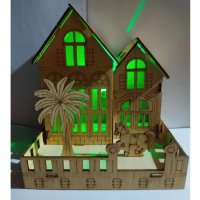 Home Decorative Wooden Showpiece Handicraft Accent Gift 15 cm for Living Room, Office, Bedroom