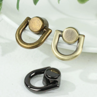 4Pcs Metal Bag Rivet Nail Buckle Studs Button Handbag Belt Hanger Leather Craft Luggage Bag Buckle Tong Snap Hardware Accessorie