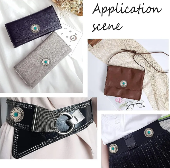 Conchos Screw Back Round Metal Decorative Conchos Flat Round with Sunflowers Pattern for DIY Luggage and Hardware Accessaries - Image 7