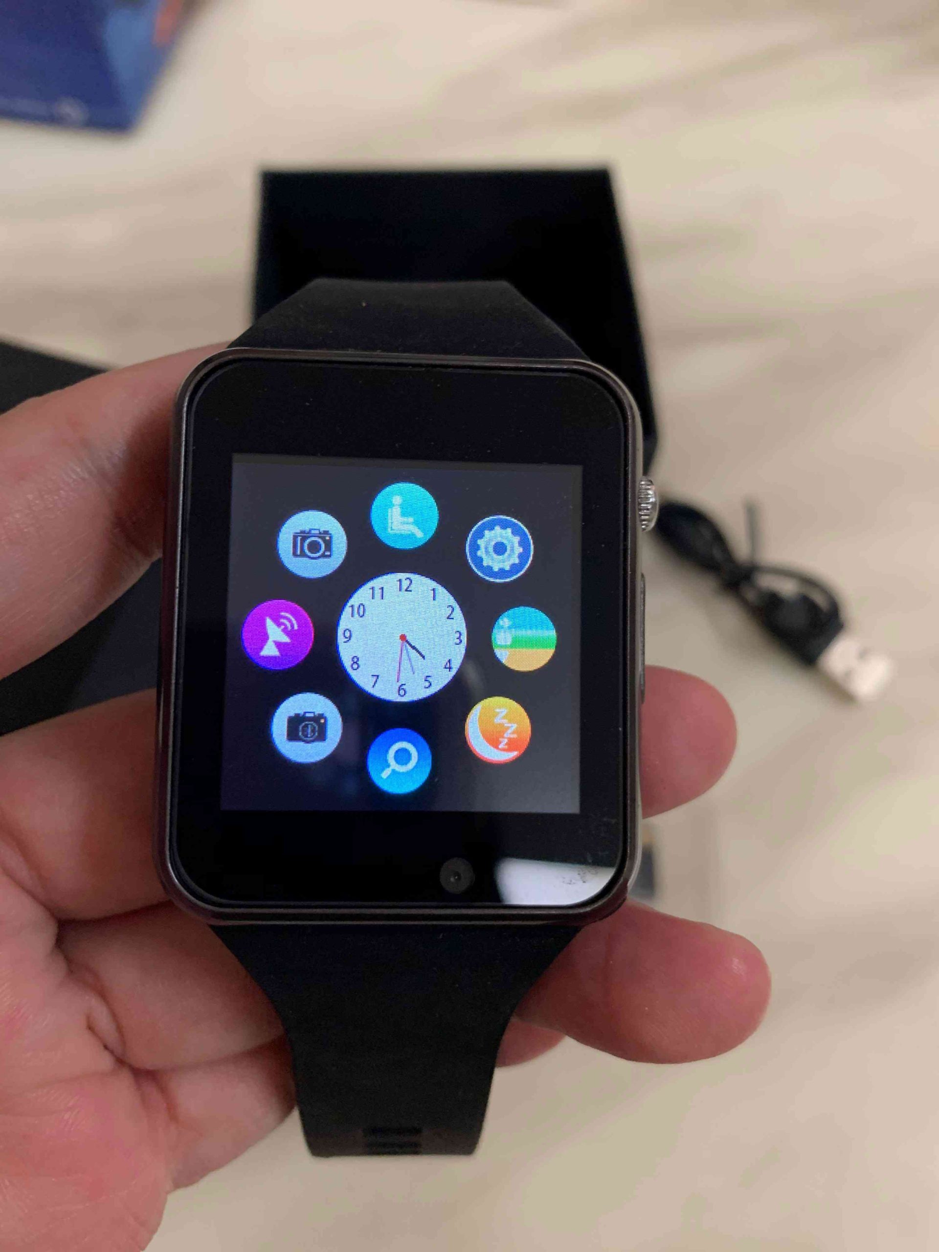 সিম মেমোরি সাপোর্টেট স্মার্ট ওয়াচ A1 সিম মেমোরি সাপোর্টার স্মার্ট ওয়াচে - Image 4