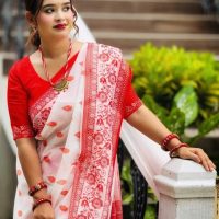 Digital Print sharee with blause pcs