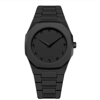 Arabic Black Aura Watch – Sleek, Stylish & Functional - Watch for Men